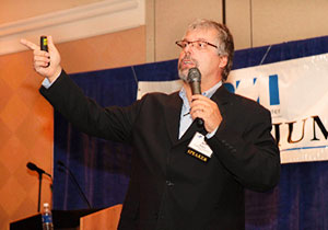 Jeff Dalton Keynote Speaker Pointing